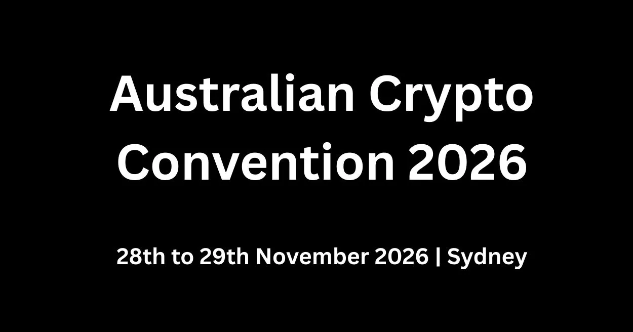 Australian Crypto Convention 2026 – event banner