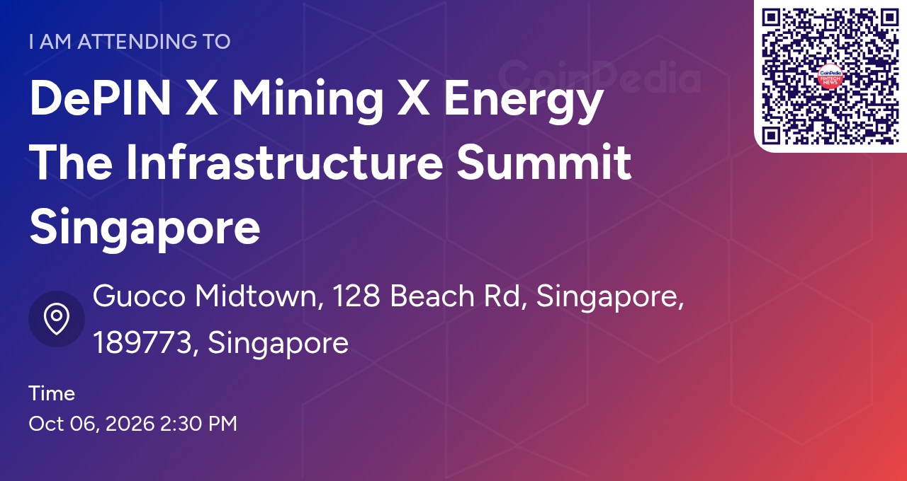 DePIN X Mining X Energy The Infrastructure Summit Singapore – event banner