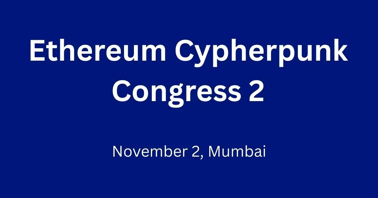 Ethereum Cypherpunk Congress 2 – event banner