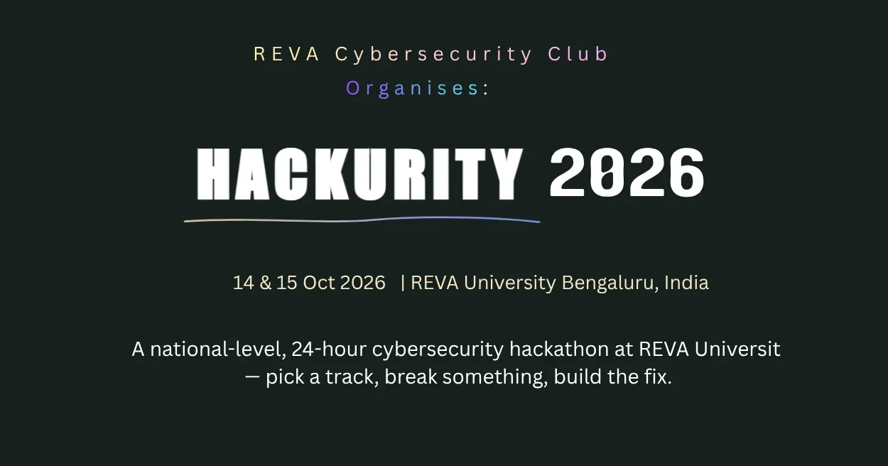 HackUrity 2026 – event banner
